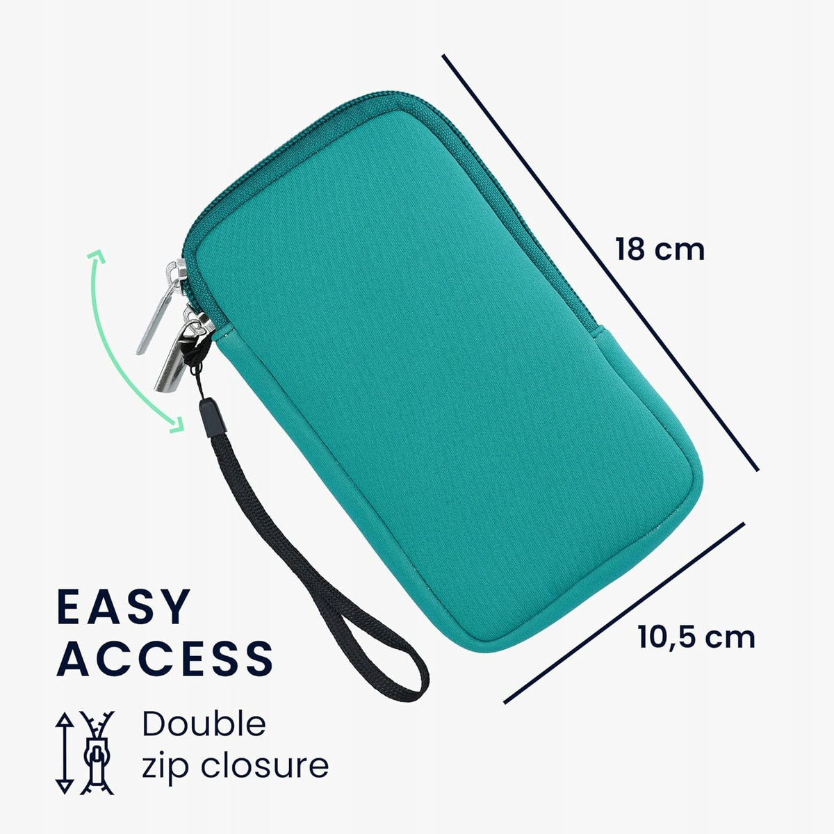 CASE 165X89CM PROTECTIVE CASE COVER NEOPRENE TURQUOISE Brand no brand