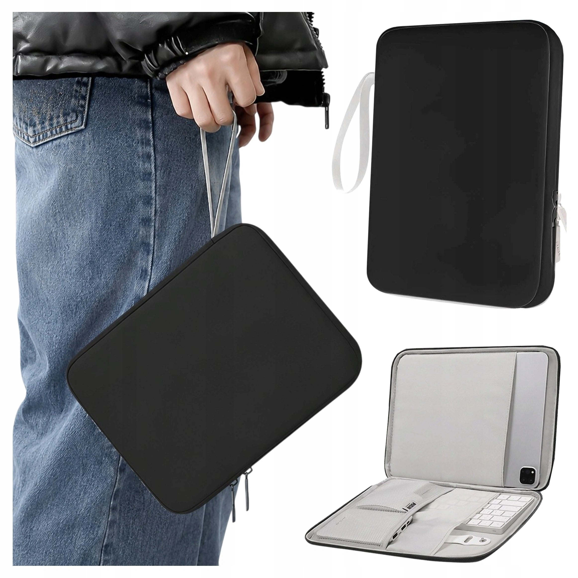 CASE COVER FOR TABLETS SAMSUNG APPLE LENOVO BLACK Fits model iPad 10.9