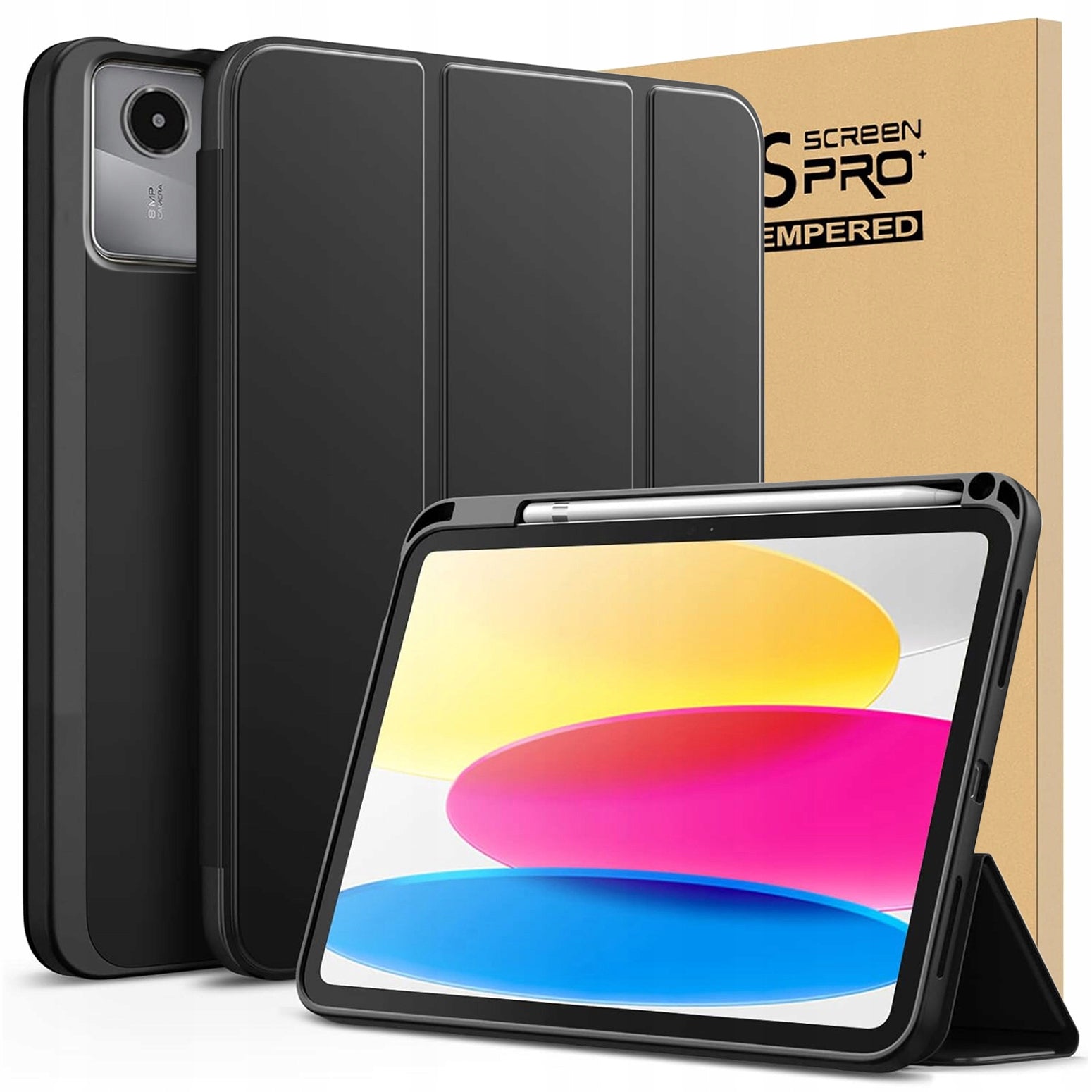 CASE FOR LENOVO Idea Tab 11" 2025 FLIP CASE with Stylus Holder + GLASS Packaging status original
