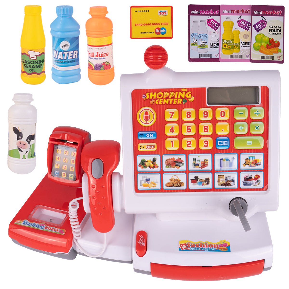 CASH REGISTER SHOP WITH TOUCH PANEL SCANNER FOR CHILDREN'S PLAY Brand Stator
