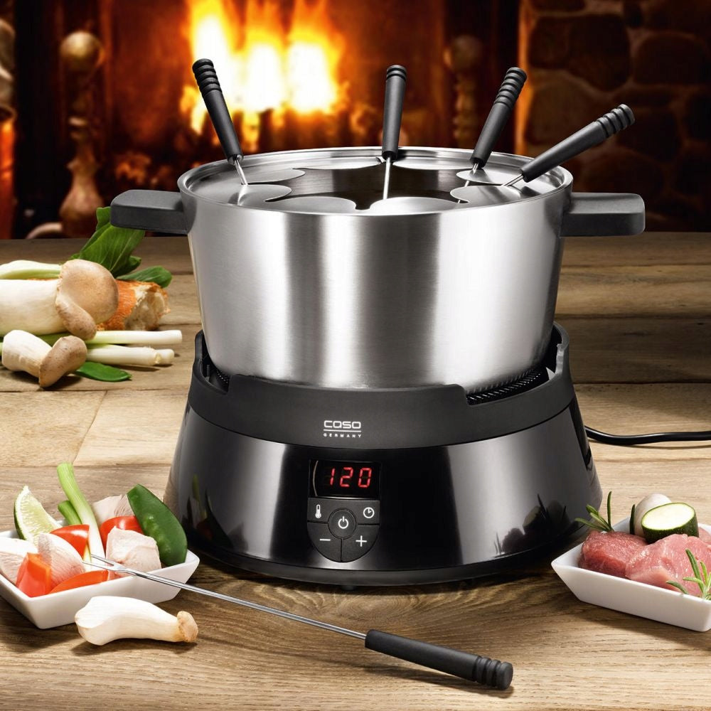 CASO DESIGN set for FonDue induction for 8 people BLACK induction hob Packaging status original