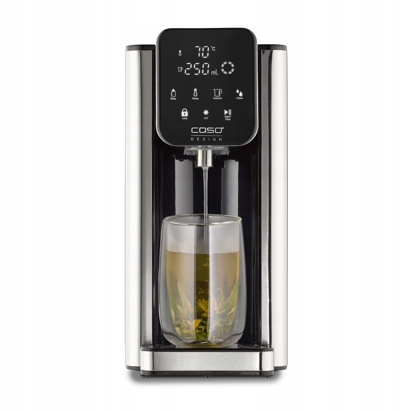 CASO HW 666 Inox UV Hot Water Dispenser 2600W Filter 2,7L UV Manufacturer code 1898