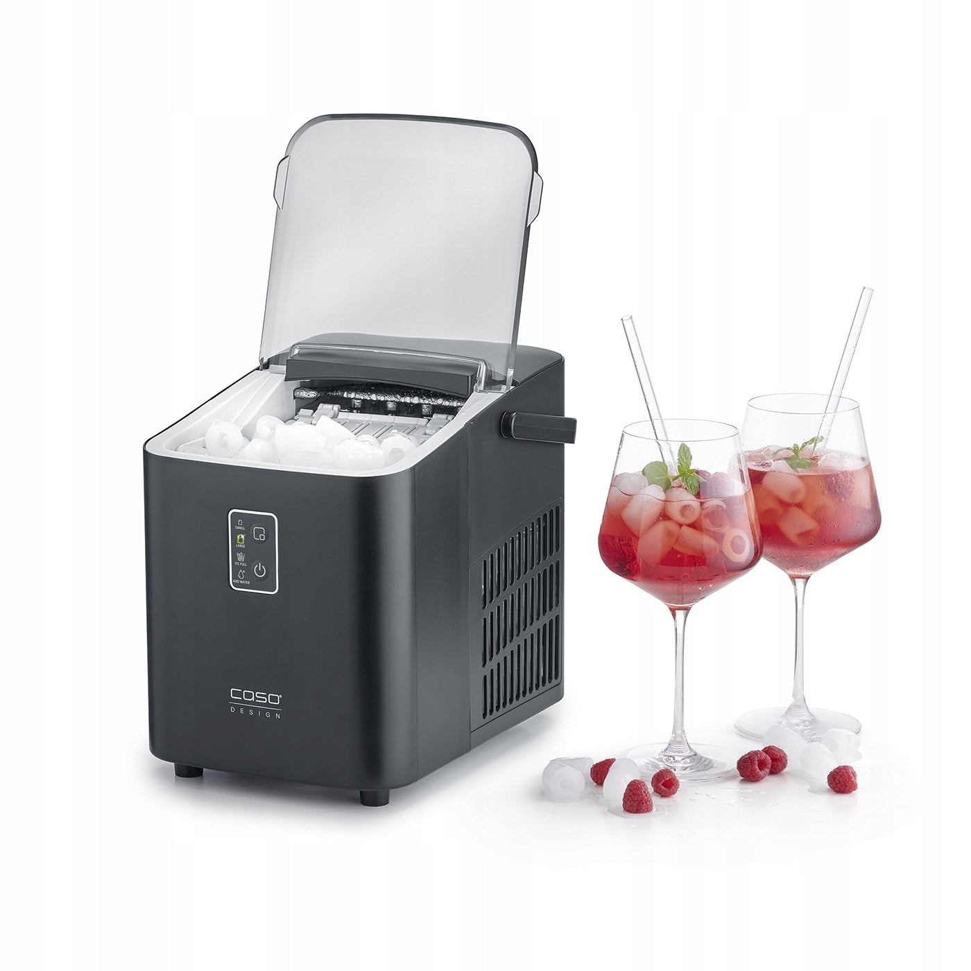 CASO IceChef Compact Ice Maker, Homemade Cube Machine, Ice 12kg