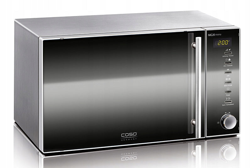 CASO MG20 Menu Freestanding Microwave Oven, 800W, 20L