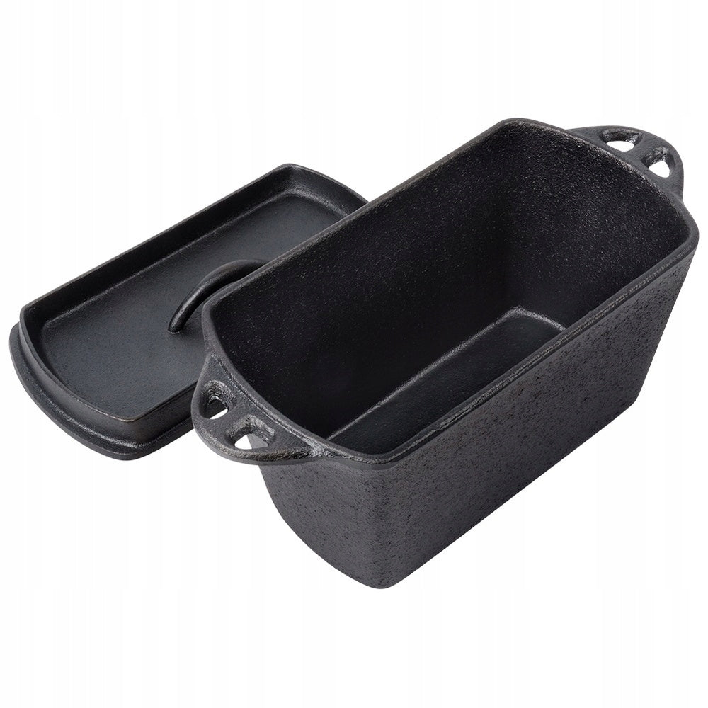 CAST IRON Bread Baking Mold Pan with Bread Lid Brand Vilde