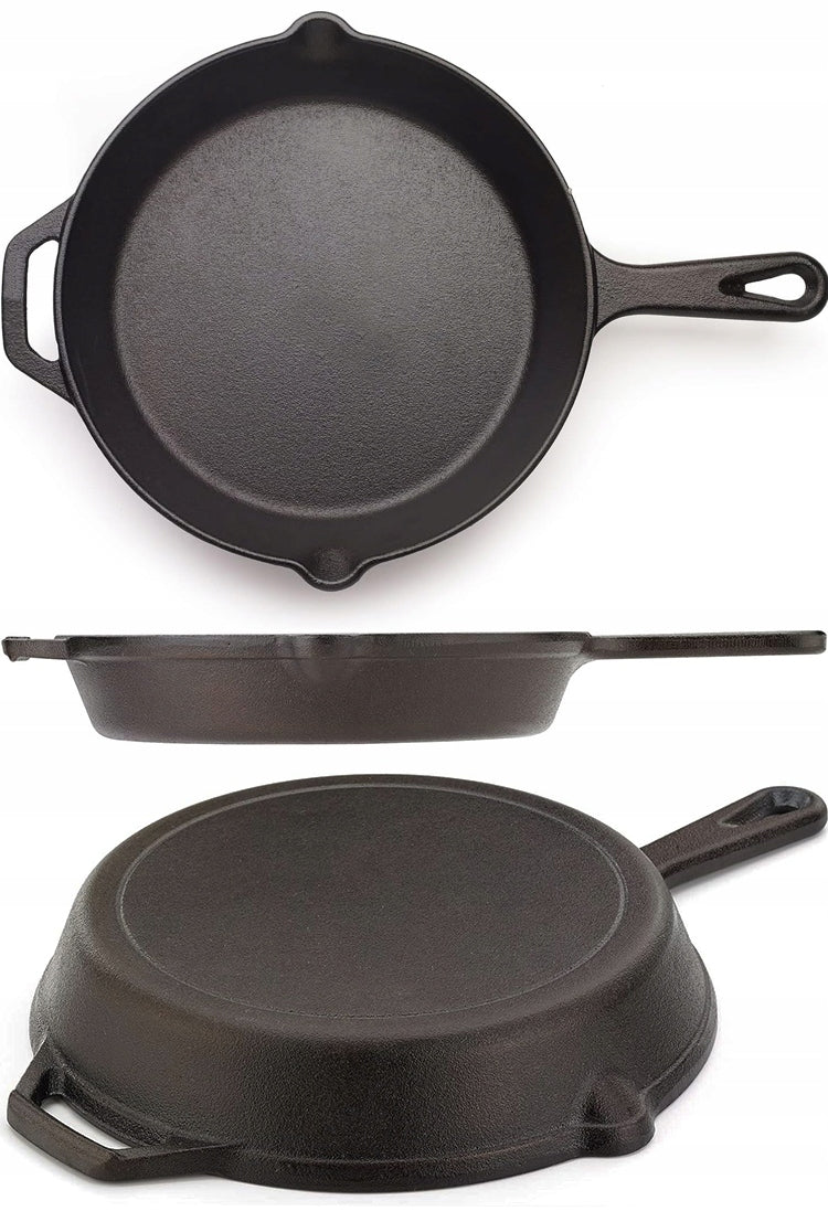 CAST IRON GRILL PAN 31cm FOR FIREPLACE GAS INDUCTION PLATE IRON1 Brand no brand