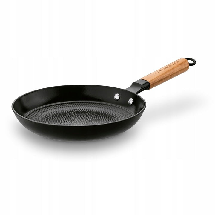CAST IRON PAN Enameled Induction Heavy SOLID Starke Pro Hanoi 24 cm