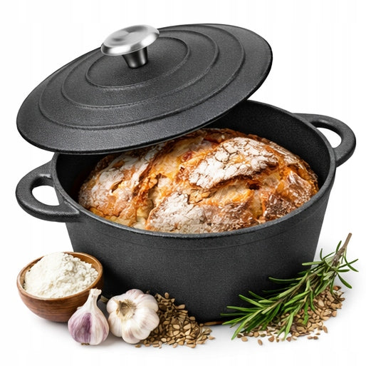 CAST IRON Pot 4,2 L for Baking Boiler PAN 24cm Induction Gas Manufacturer code 2552