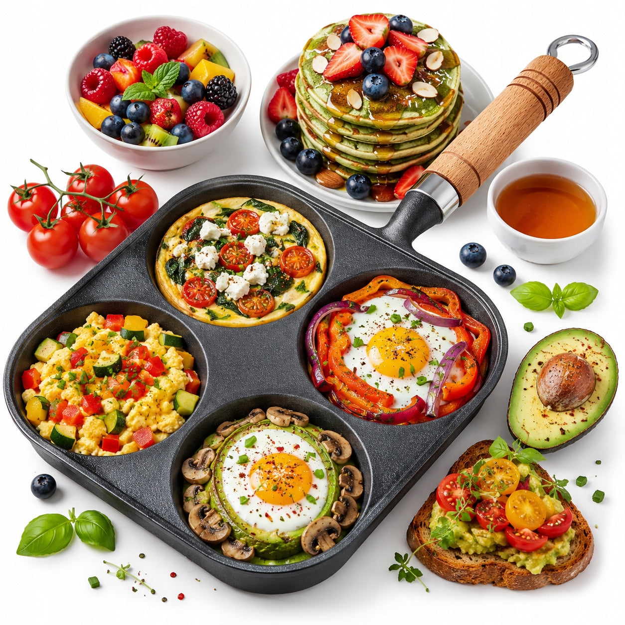 CAST IRON pan for eggs fried for eggs pancakes pies