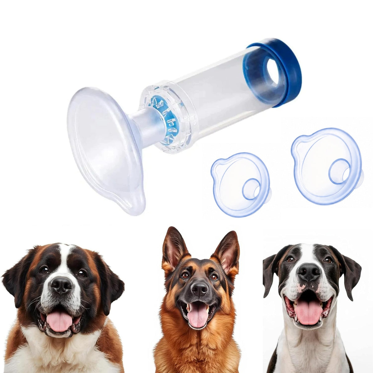 CAT AND DOG INHALER INHALATION CHAMBER WITH 2 MASKS