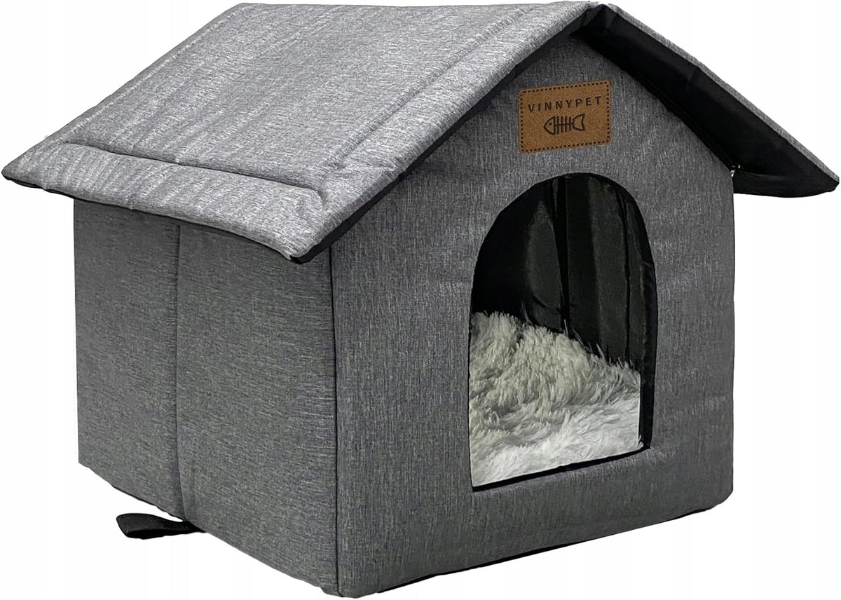 CAT AND SMALL DOG HOUSE WATERPROOF OUTDOOR WITH PILLOW