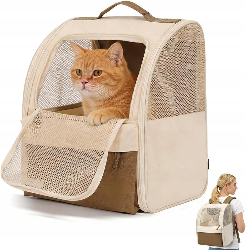 CAT DOG BACKPACK 15KG FOLDING WATERPROOF OXFORD NET