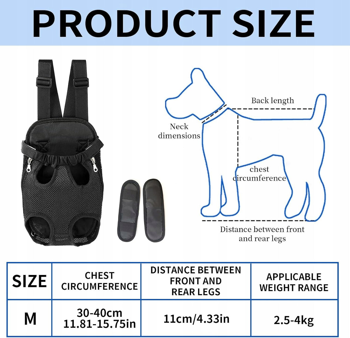 CAT DOG BACKPACK UP TO 4KG BREATHABLE ADJUSTABLE SAFETY Manufacturer code PLECAK PSA KOTA NOSIDŁO TRANSPORTOWE ODD