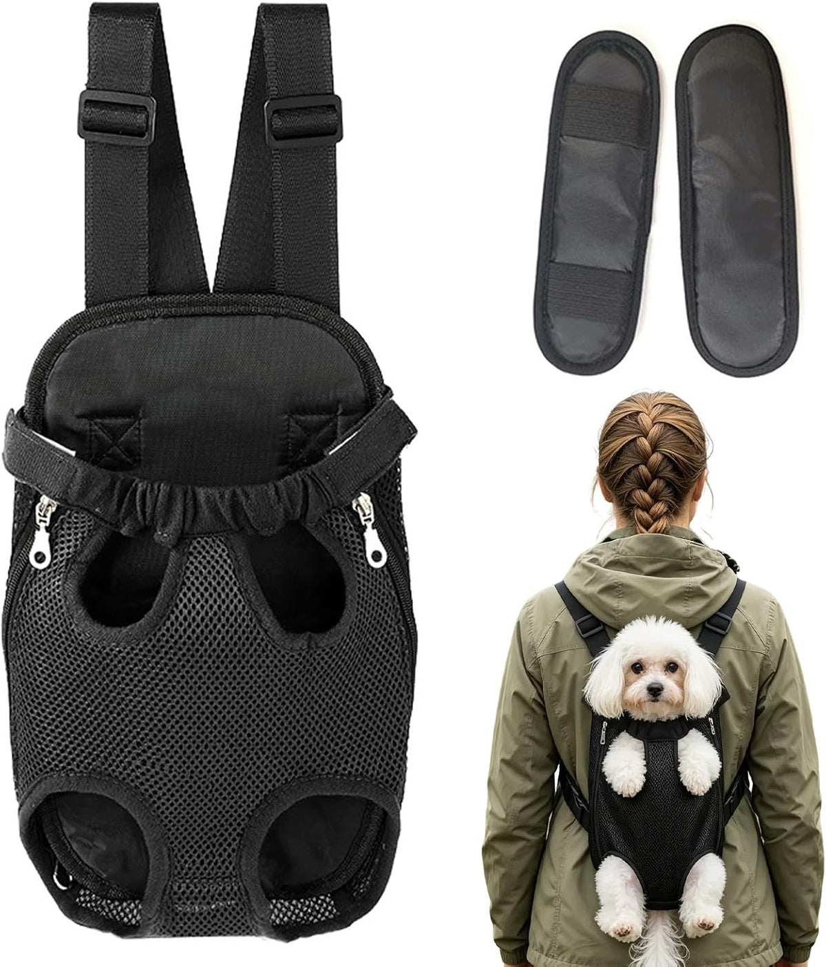 CAT DOG BACKPACK UP TO 4KG BREATHABLE ADJUSTABLE SAFETY
