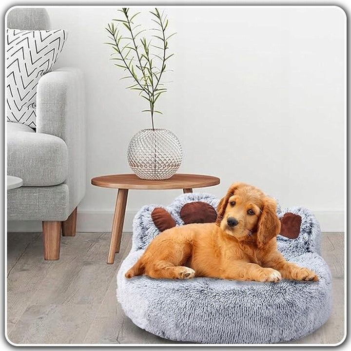 CAT DOG BED SOFT BED WATERPROOF SHAGGY PILLOW Brand no brand