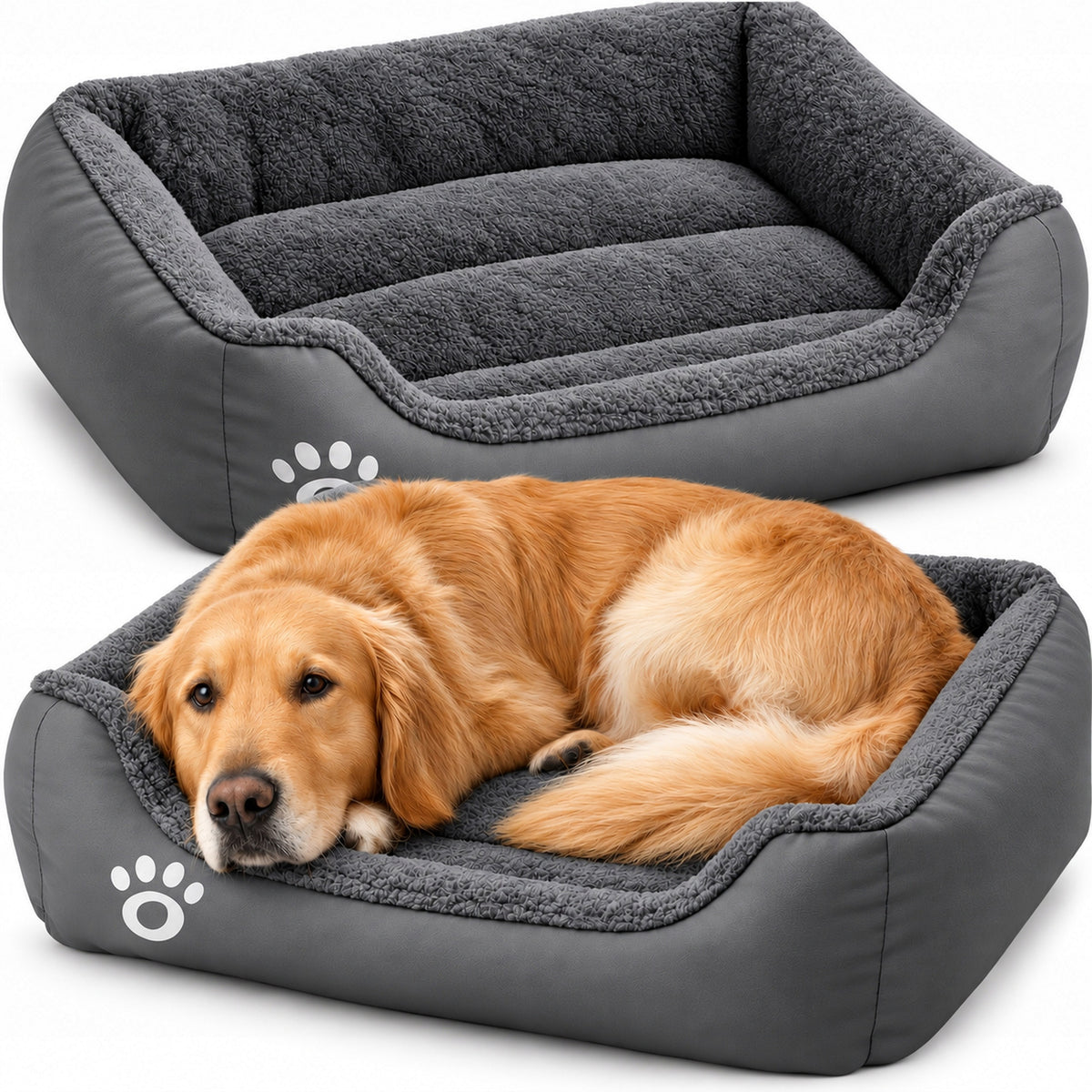 CAT DOG BED Waterproof SOFT SOFA playpen grey 60×45 cm