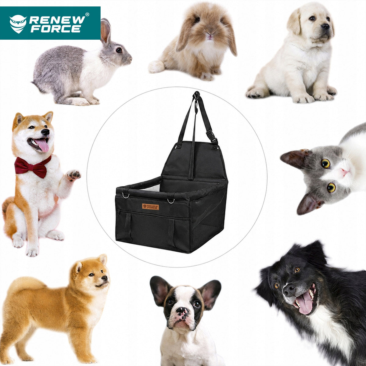 CAT DOG CAR SEAT TRANSPORTER SEAT WATERPROOF MAT Manufacturer code NA SIEDZENIE SAMOCHODOWE MAŁE POKROWIEC PSÓW