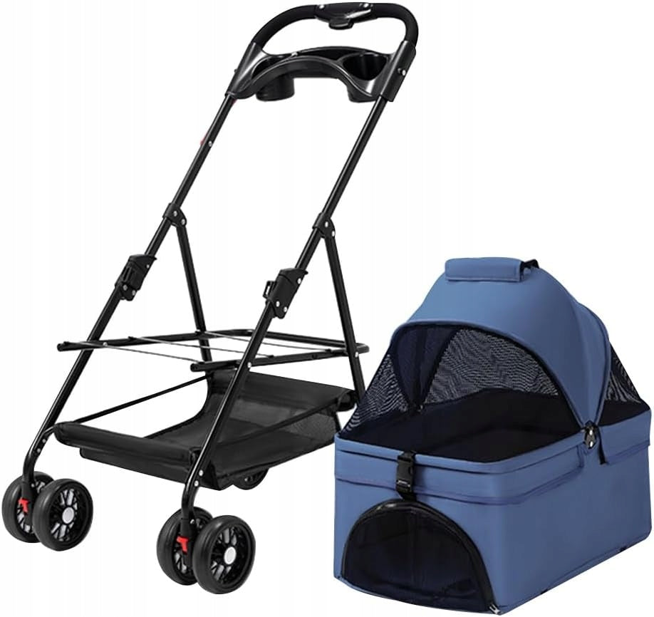 CAT DOG STROLLER FOLDING DETACHABLE TRANSPORTER PINK Manufacturer code 639623