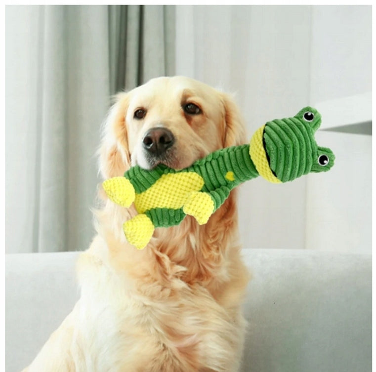CAT DOG TOY PLUSH TEETHER STUFFED ANIMAL SQUEAKER LARGE STRONG SOFT Manufacturer code AG251018353684