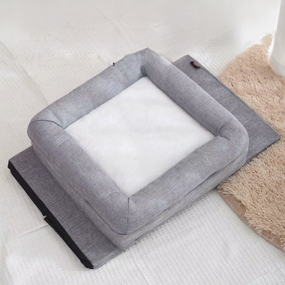 CAT HOUSE BOOTH 3-LEVEL FOLDING SCRATCHING POST TOWER BED 42x41x66CM Trade name DOMEK XXL