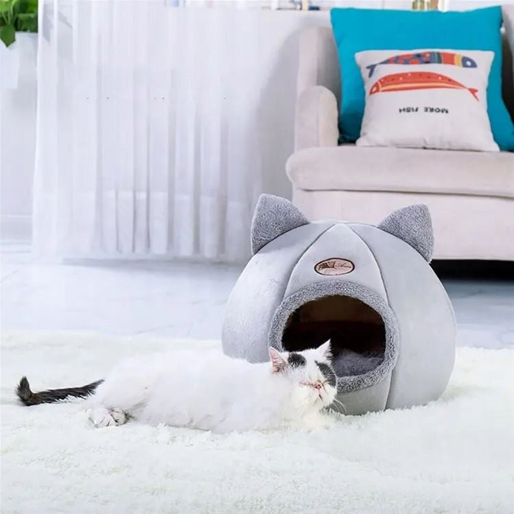 CAT HOUSE Booth Dog Bed Plush BED For Winter INSULATED Brand Mensen