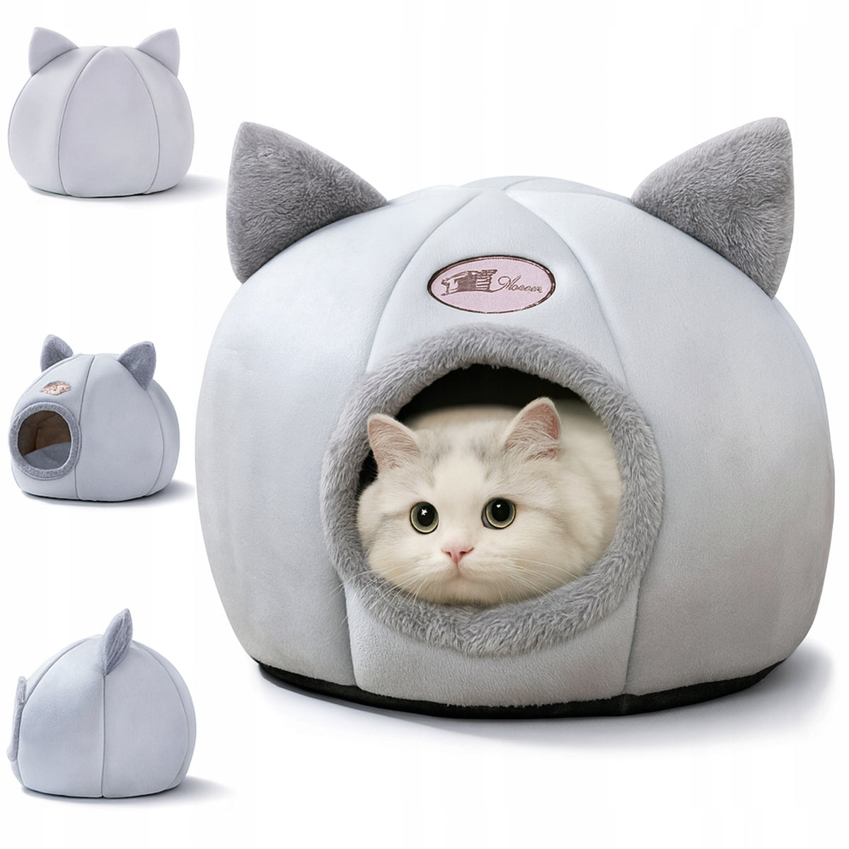 CAT HOUSE Booth Dog Bed Plush BED For Winter INSULATED