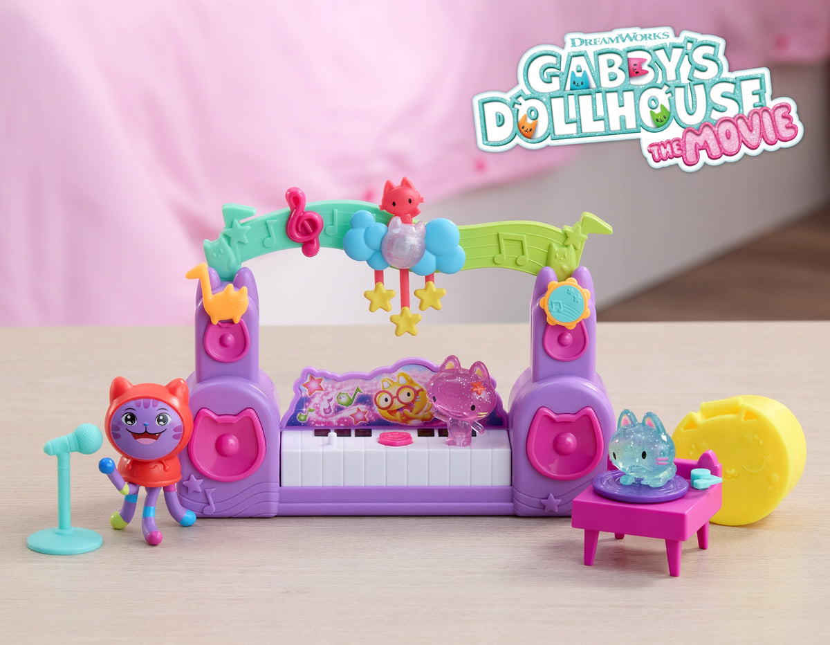 CAT HOUSE GABI FILM SET MUSIC PARTY FIGURINE DJ CATNIP + ACCESSION. Manufacturer code 6074118 20153852