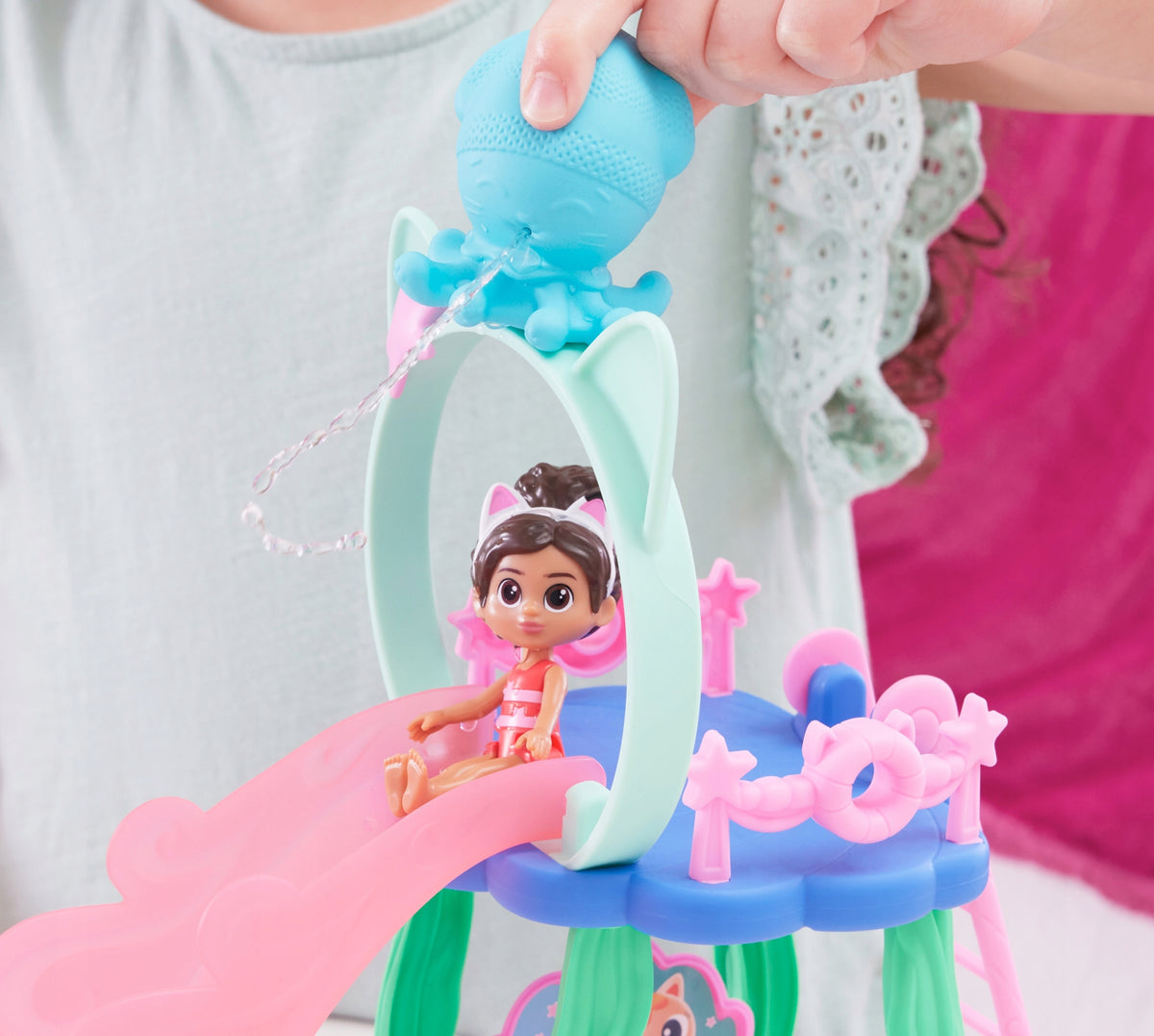 CAT HOUSE GABI LARGE POOL SET 2 FIGURINES GABI MERMAID + SLIDE Manufacturer code 6067878 20143594