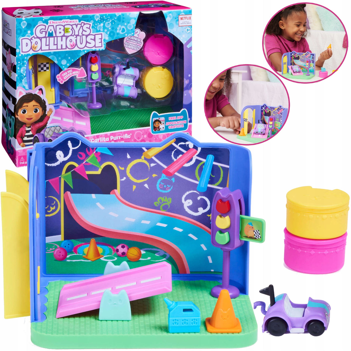 CAT HOUSE GABI SET ROOM TOYS STREET FIGURINE CAR KOCIFURA + AKC.