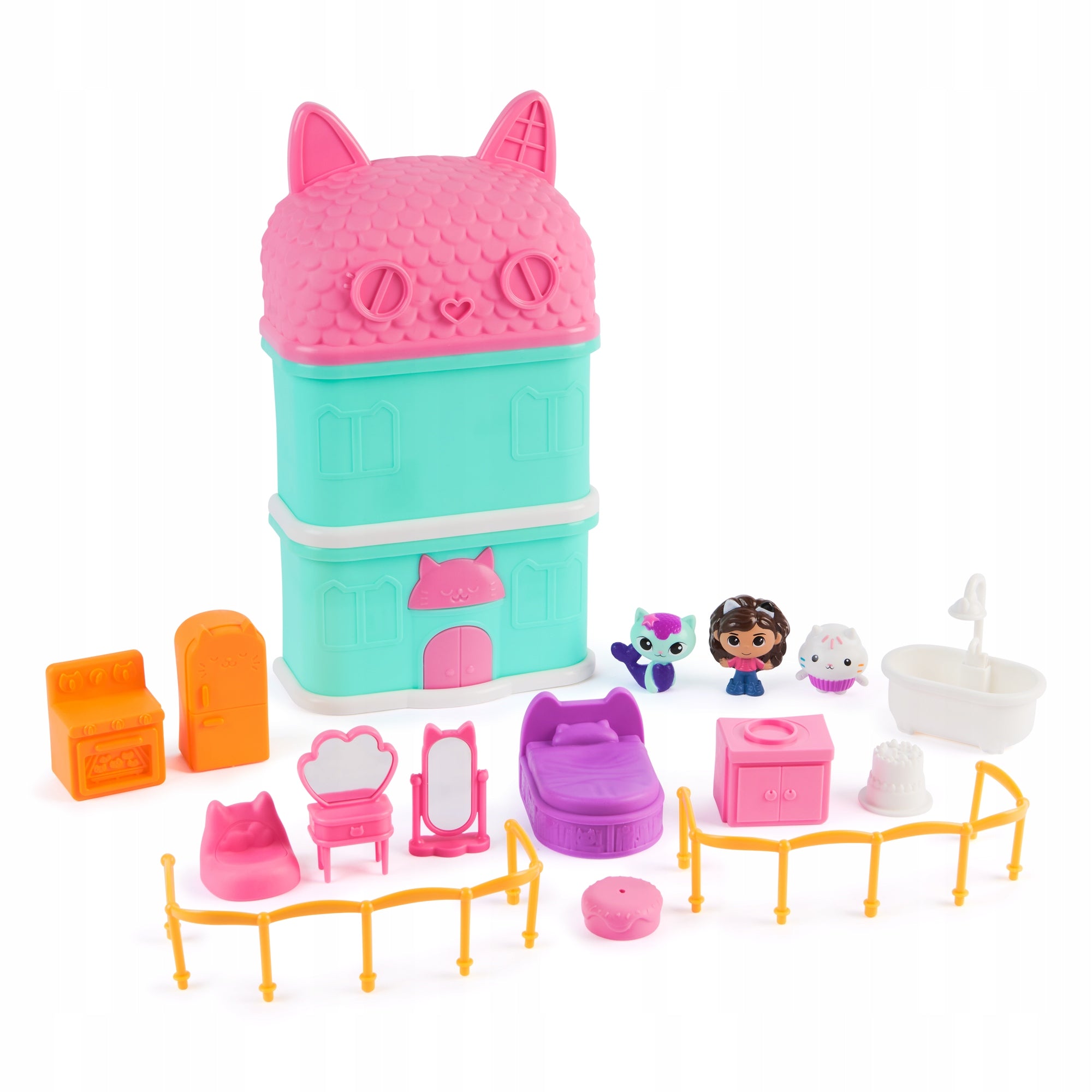 CAT HOUSE GABI SMALL COMPACT HOUSE FIGURINES ACCESSORIES MERMAID TREATS Packaging status original