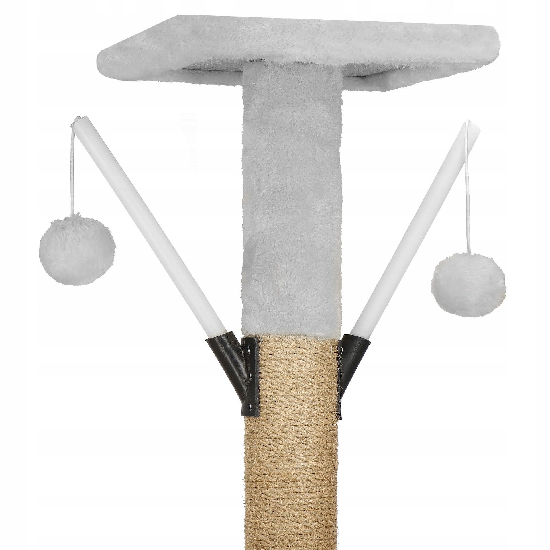 CAT SCRATCHER BED LARGE COTTAGE toy POST SISAL BOOTH 8 LEVELS Kind scratching tower scratching post bed tall scratching post