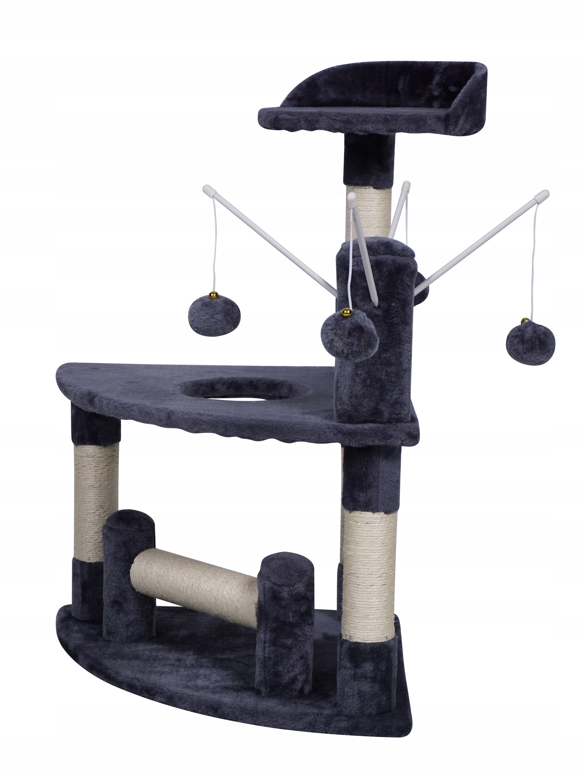 CAT SCRATCHER BED POST TOY Number of levels 3
