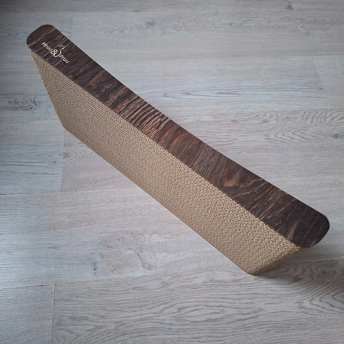 CAT SCRATCHER CARDBOARD BED SIGMA Mruu&Pruu Brown Packaging status original