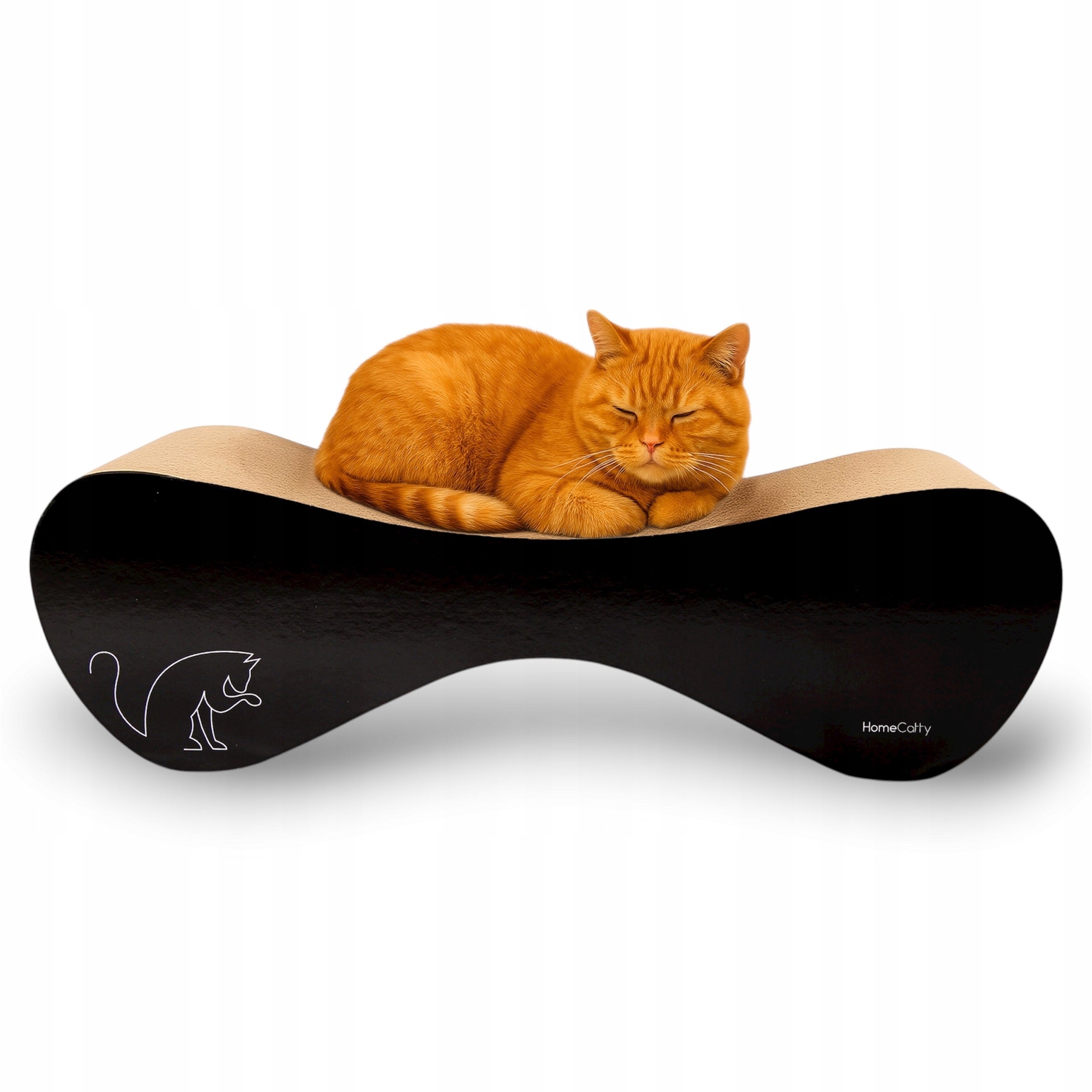 CAT SCRATCHER CARDBOARD LARGE BED 71x21x25 cm HomeCatty