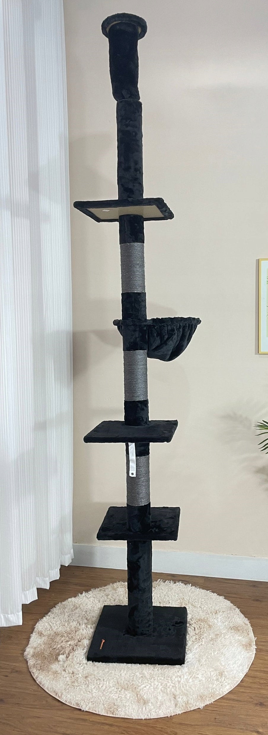 CAT SCRATCHER CEILING BLACK BASKET BED 238-258 cm Manufacturer code 6130994829395