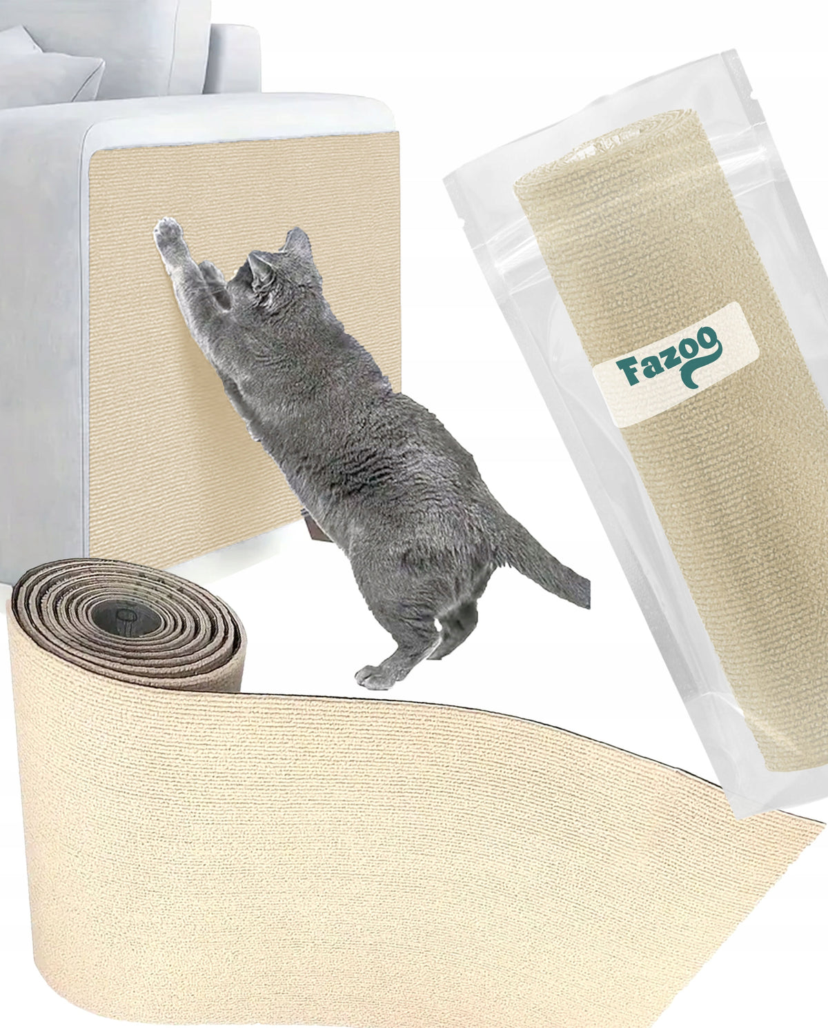 CAT SCRATCHER Mat Protective Film Material Wall Self Adhesive Furniture M Packaging status original