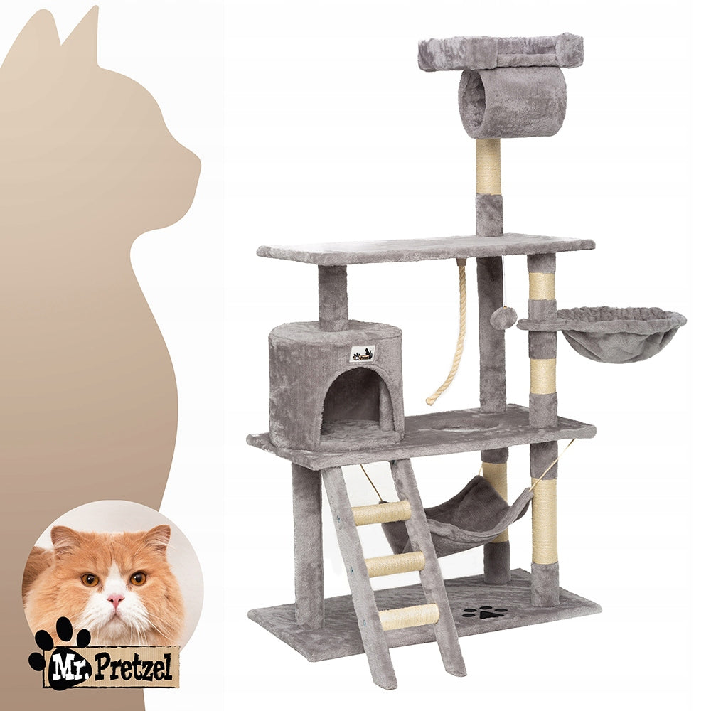CAT SCRATCHER - Mr. Pretzel Ocelot 75x40x141cm STABLE PREMIUM TOWER Manufacturer code MP-4519
