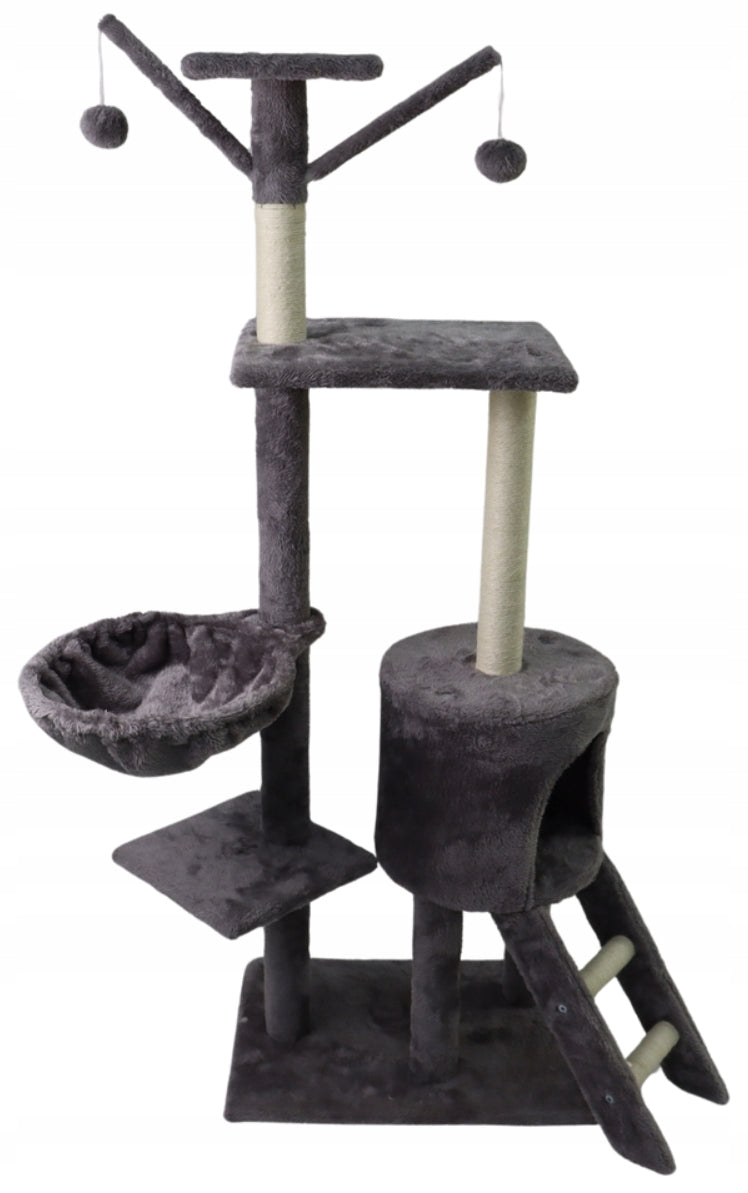 CAT SCRATCHER TOWER HOUSE BALLS ROPE TOY EAN (GTIN) 5907745914591