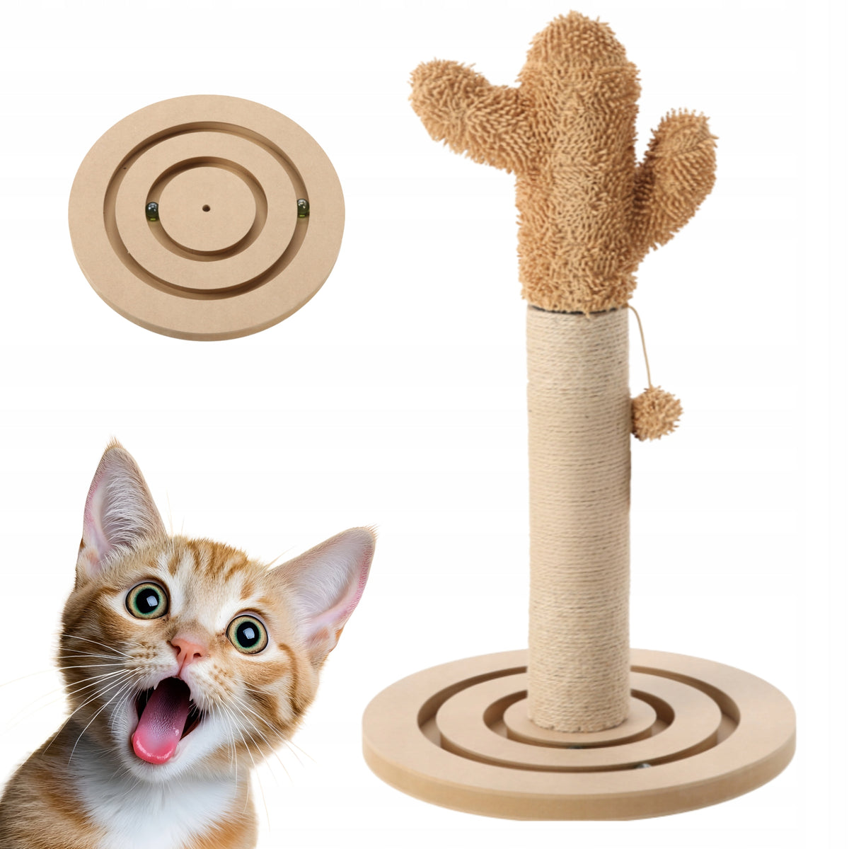 CAT SCRATCHER cactus cat toy stylish post + toys
