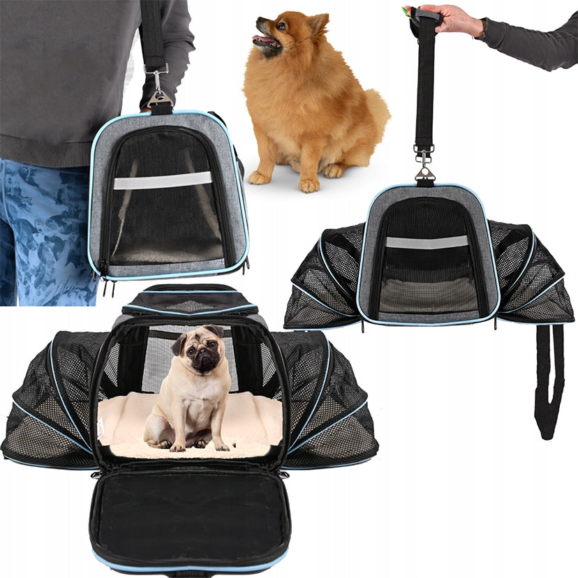 CAT TRANSPORTER FOLDING LARGE SOFT BED TRAVEL CAR COMFORTABLE