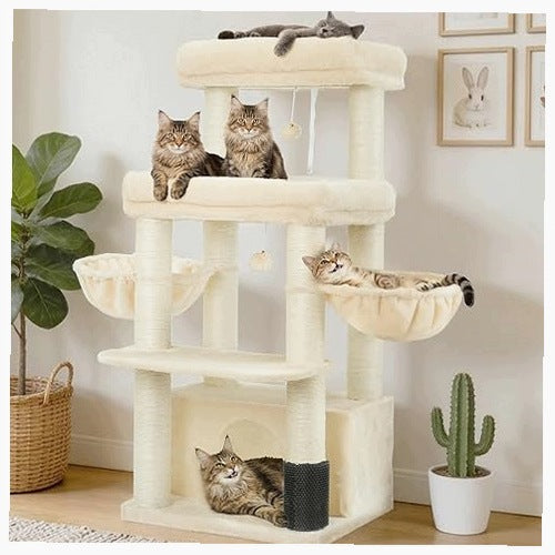 CAT TREE MAINE COON SISAL 8 CM TWO PLATFORM BASKETS