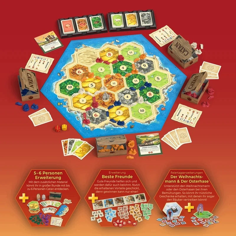 CATAN BIG BOX DAS SPIEL Kid's age 10+ years