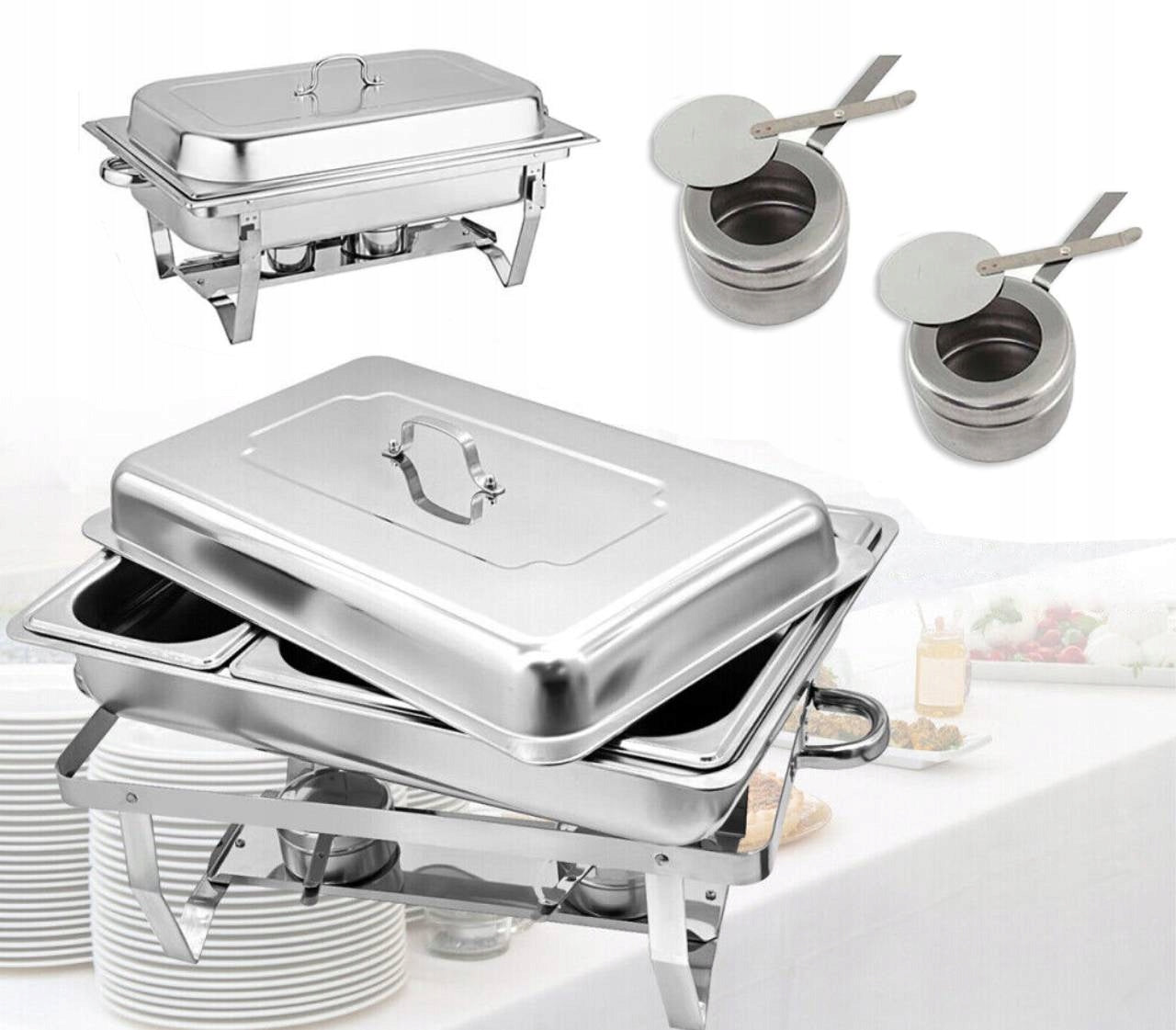 CATERING HEATER 3x FOR SERVING DISHES 9L