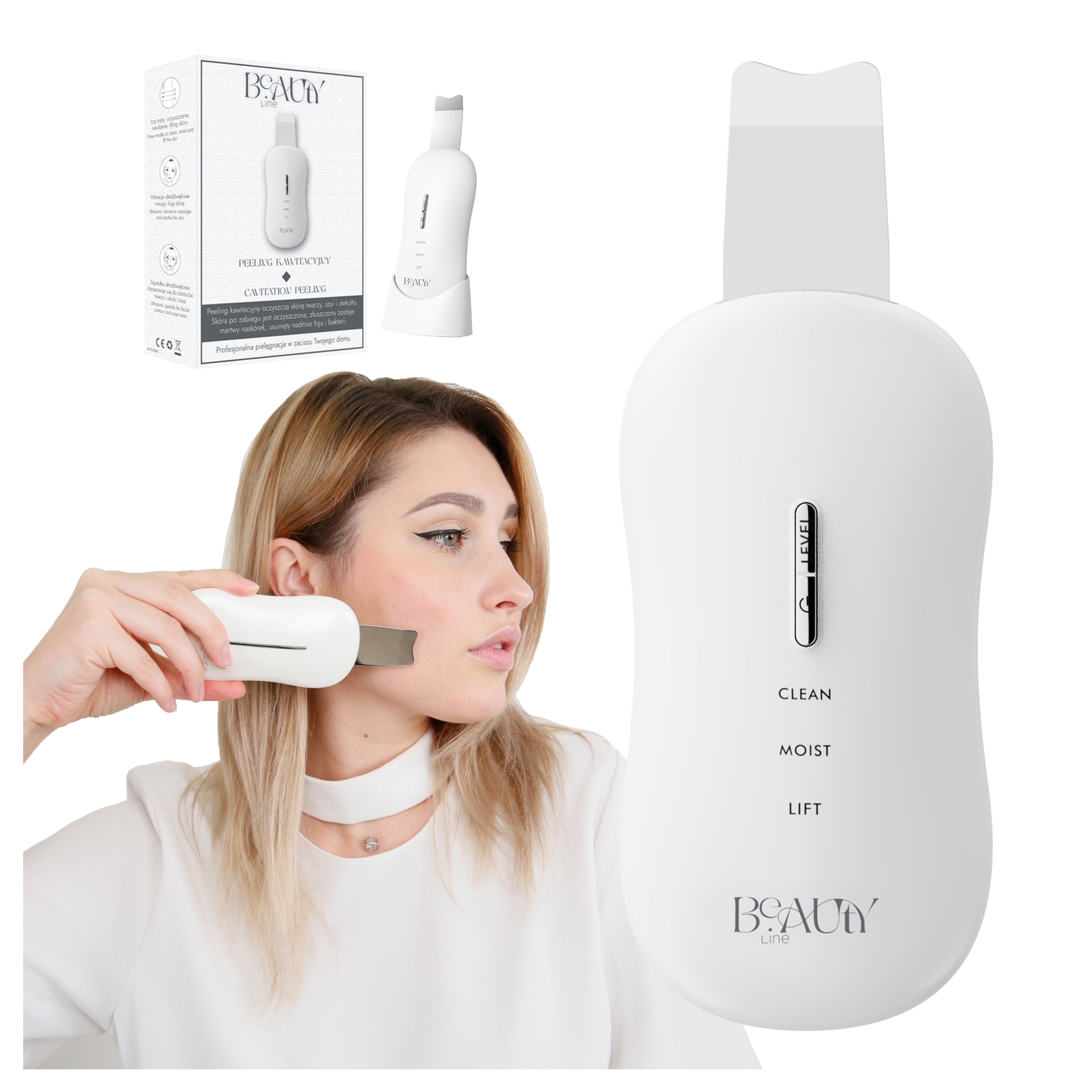 CAVITATION PEELING 3in1 BeautyLine TECH-MED Wireless FACE DEVICE
