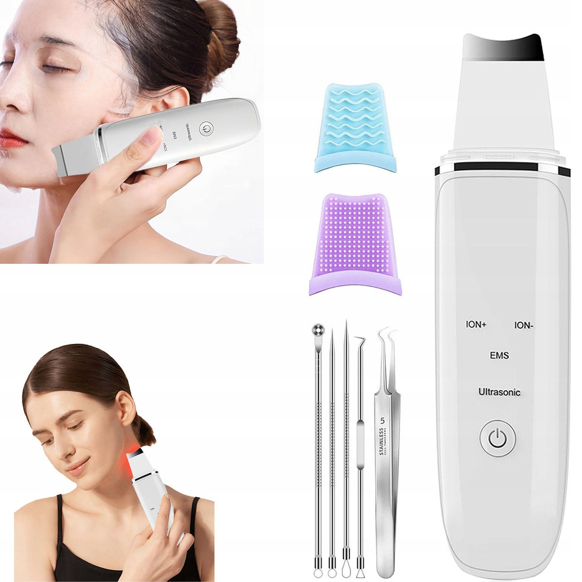 CAVITATION PEELING IONTOPHORESIS GENTLE SCRAPER FOR BLACKHEAD OIL REMOVAL