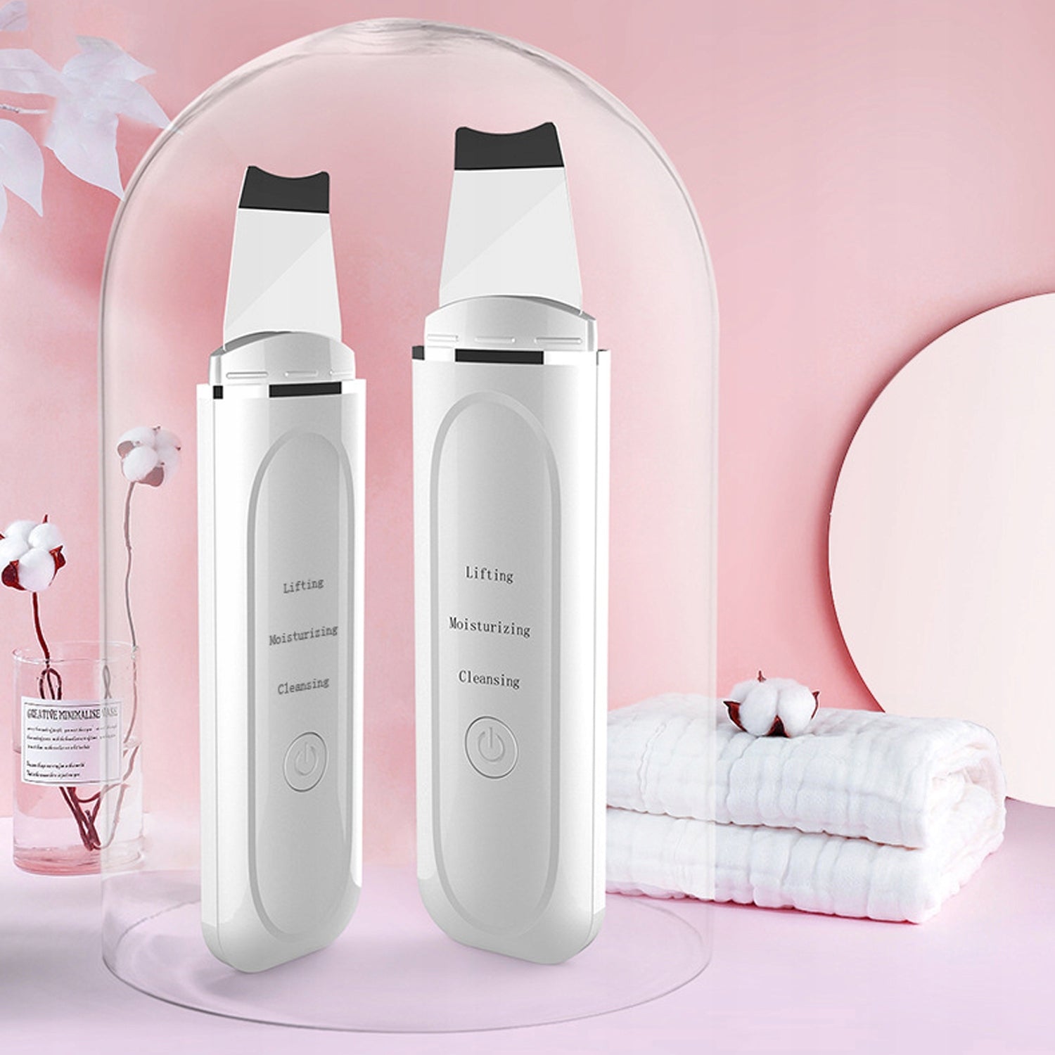 CAVITATION PEELING WIRELESS EMS ION ULTRASOUND FACIAL CLEANSING Power supply rechargeable battery