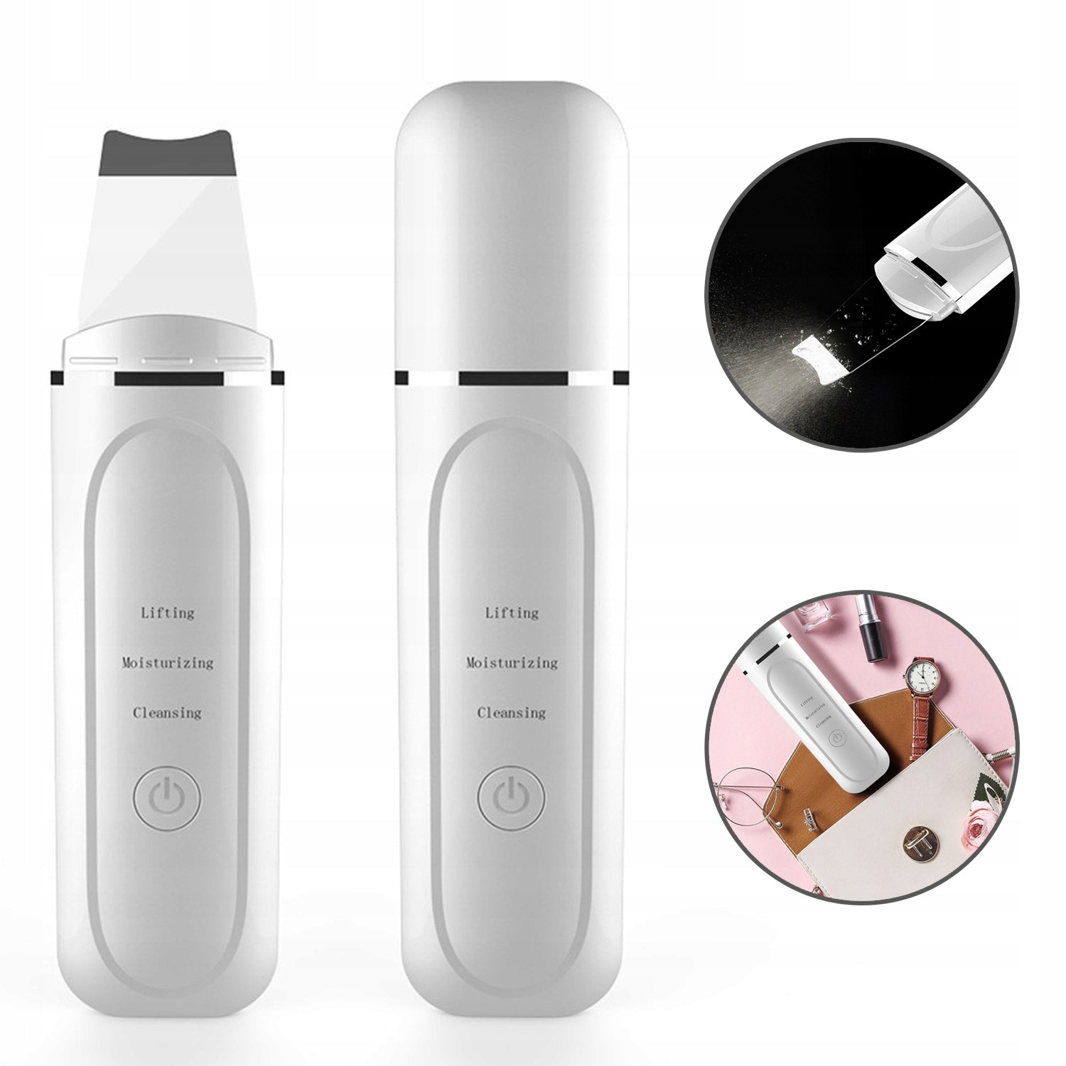 CAVITATION PEELING WIRELESS FACIAL CLEANSING CORDLESS PORTABLE LONG BATTERY Packaging status original