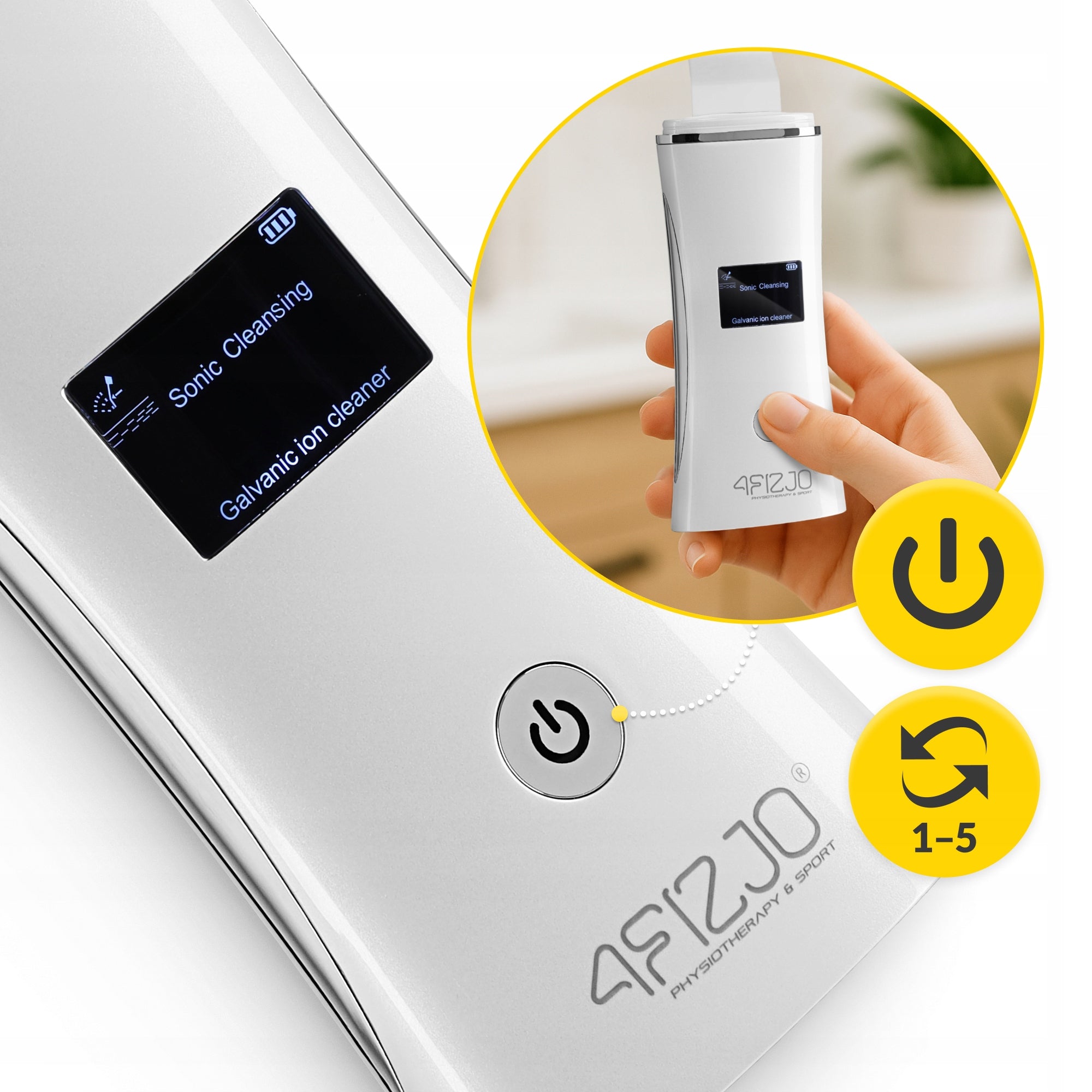 CAVITATION PEELING WIRELESS PORTABLE ULTRASOUND FACIAL CLEANSING EAN (GTIN) 5905973407618