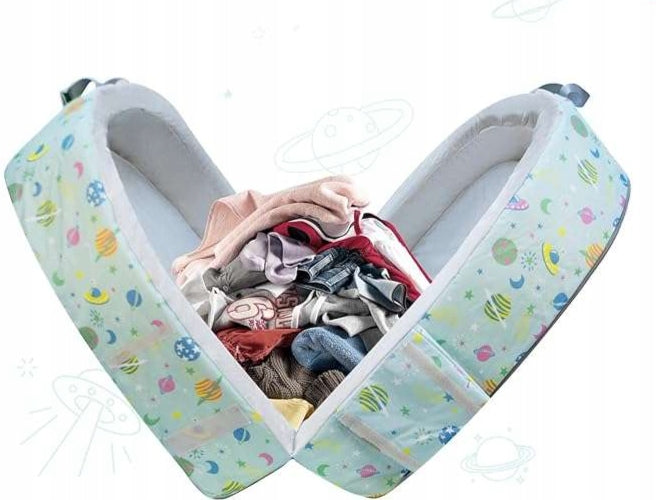 CE travel cot 66 x 137 cm blue Color blue