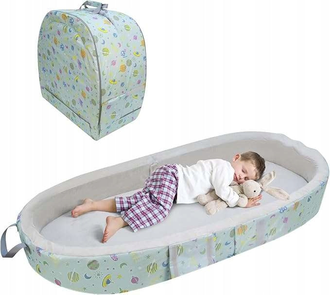 CE travel cot 66 x 137 cm blue
